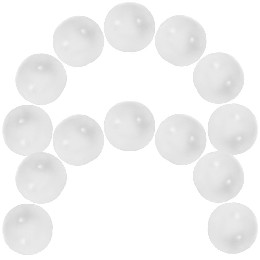 Toddmomy 30pcs Openable Seamless Lottery Balls White Raffle Balls for Events Games Festivals Hollow Design for Easy Prize Insertion