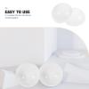 Toddmomy 30pcs Openable Seamless Lottery Balls White Raffle Balls for Events Games Festivals Hollow Design for Easy Prize Insertion view 3