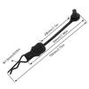 GDOOL 1.0mm RC Cars Body Clips with Pull Tabs for Universal 1/14 1/16 1/18 SCX24 Remote Control Car Compatible with Redcat HPI Himoto HSP Exceed Truck Buggy(10 Pieces,Black) view 2