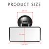 4.722.3" Baby Car Mirrors with Suction Cup,Adjustable HD Rear View Mirror Allows 360 Rotation and 270 Oscillation,Universal Car Mirror for Baby Windscreens and Dashboards view 2