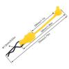GDOOL 1.0mm RC Cars Body Clips with Pull Tabs for Universal 1/14 1/16 1/18 SCX24 Remote Control Car Compatible with Redcat HPI Himoto HSP Exceed Truck Buggy(10 Pieces,Yellow) view 2