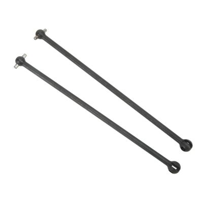 2Pcs RC Drive Shaft Steel Efficient Drivetrain Rust Resistant RC CVD Drive Shaft for ARRMA 1/5 Outcast Kraton 8s (Black)