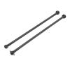2Pcs RC Drive Shaft Steel Efficient Drivetrain Rust Resistant RC CVD Drive Shaft for ARRMA 1/5 Outcast Kraton 8s (Black) view 2