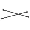 2Pcs RC Drive Shaft Steel Efficient Drivetrain Rust Resistant RC CVD Drive Shaft for ARRMA 1/5 Outcast Kraton 8s (Black) view 4