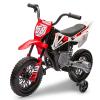 12V Kids Motorcycle with Training Wheels, Bluetooth Music, Electric Dirt Bike for Kids, Twist Grip Throttle, Max Speed 3 MPH, Children Ride Motorcycle, Spring Suspension, Suitable for 3-8 Years Olds view 1