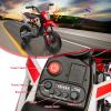 12V Kids Motorcycle with Training Wheels, Bluetooth Music, Electric Dirt Bike for Kids, Twist Grip Throttle, Max Speed 3 MPH, Children Ride Motorcycle, Spring Suspension, Suitable for 3-8 Years Olds view 3