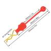 GDOOL 1.0mm RC Cars Body Clips with Pull Tabs for Universal 1/14 1/16 1/18 SCX24 Remote Control Car Compatible with Redcat HPI Himoto HSP Exceed Truck Buggy(8 Pieces, Orange & Red) view 2