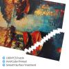 MA6GE8DE 1000 Piece Puzzle for Adults Port Town at Night,Classic Oil Painting Styles Wooden Puzzles,Puzzles Suitable for Entertaining with Family During Holidays,Unique and Beautiful Design view 4