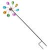 1pc Outdoor Iron Windmill Decor Garden for Lawn Patio Pastoral Style Rotatory Wind Sculpture Easy to Install Garden Art view 1