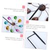 1pc Outdoor Iron Windmill Decor Garden for Lawn Patio Pastoral Style Rotatory Wind Sculpture Easy to Install Garden Art view 4