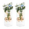 2 Pcs Clear Acrylic Display Cases, 31 Inch Acrylic Box Alternative Glass for Display Doll Display Case for Dustproof Protective for Decoration Showcasing Artwork Collectibles,Etc view 1