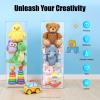 2 Pcs Clear Acrylic Display Cases, 31 Inch Acrylic Box Alternative Glass for Display Doll Display Case for Dustproof Protective for Decoration Showcasing Artwork Collectibles,Etc view 3