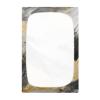 Black Marble Gold Grey Fluid Crib Sheets for Boys Girls Baby Soft Fitted Sheet for Standard Crib Toddler Bed Mattresses 39 x 27 inch view 4