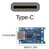 hiBCTR 10x TP4056 Type-C 5V 1A Lithium Charger + 5X MB102 3.3V/5V Power Module with Dual Protection, DC/USB Input view 4