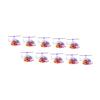 BESPORTBLE 10pcs Funny Boys and Girls Clockwork Toys Helicopter Wind-up Toy for Party Carnival School Activity view 1