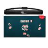 5mm Thickness Board Game Mat Black 42 x 66 Inches, Super Cushioned Table Cover for Mahjong, Poker, Playing Cards, Tile Games Dominoes Neoprene Gaming Playmat with Carrying Bag (Green, 42 x 66 Inches) view 1