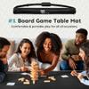 5mm Board Game Mat 42 x 66 Inches, Table Cover for Mahjong, Poker, Playing Cards, Tile Games, Dominoes, and RPG - Neoprene Gaming Playmat, Water Resistant Tabletop with Carrying Bag - Black view 2