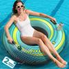 2 Pack 53" Heavy Duty River Tube Float for Adults,Inflatable River Raft Float for Pool Lake Beach with Built-in Cup Holders,Ergonomic Backrest,Durable Grip Handles & Grab Rope,360Lb Weight Capacity view 1
