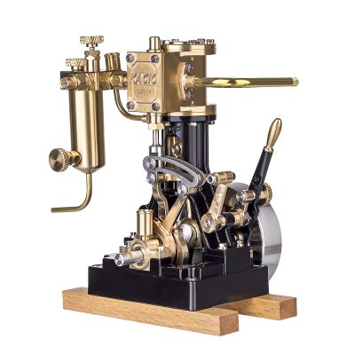 SDdPulse Steam Engine Model, KACIO LS1-14 Single Cylinder Reciprocating Steam Engine Model for Steam Model Ships Above 60cm,