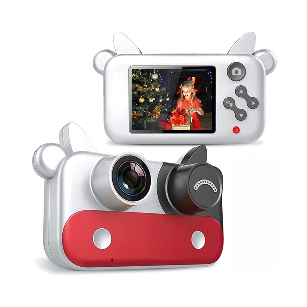 Kids Digital Camera, Children Selfie Video Camcorder 1080P Lens 2.4 Inch HD, Best Christmas Electronic Gifts Toys for Age 3-10 Years Old Boys & Girls Toddlers