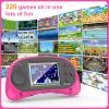 Handheld Games for Kids -16 Bit Retro Video Game with 220 HD Electronic Games - 2.5'' IPS Portable Travel Game Gifts for Boys Girls Ages 4-12 view 4
