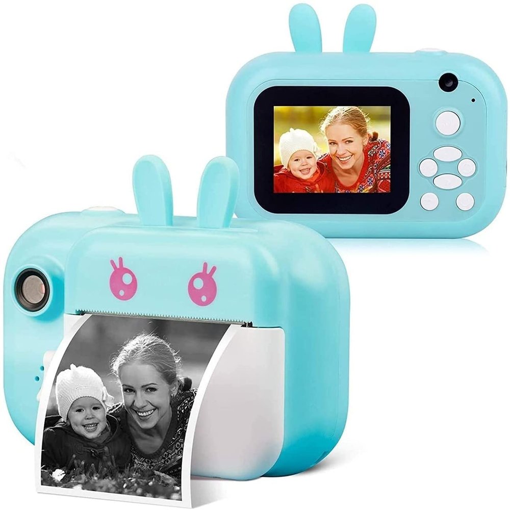 HeiDD Camera for Kids Camera for Girls 24MP Kids Digital Camera, 2.4" Screen Toddler Camera Kids Selfie Video Camera Children Toy Camera for Kids(Blue)