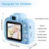 HeiDD Kids Camera for Girls and Boys, Kids Digital Dual Camera 2.0 Inches Screen 12MP Video Camcorder Anti-Drop Children Cartoon Selfie Camera, Camera for Kids with Games, Birthday Gift view 2