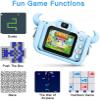 HeiDD Kids Camera for Girls and Boys, Kids Digital Dual Camera 2.0 Inches Screen 12MP Video Camcorder Anti-Drop Children Cartoon Selfie Camera, Camera for Kids with Games, Birthday Gift view 3