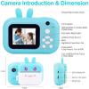 HeiDD Instant Camera for Kids Camera for Girls 24MP Kids Digital Camera, 2.4" Screen Toddler Camera Kids Selfie Video Camera Children Toy Camera for Kids 3 4 5 6 7 8-10 12, Print Paper(Pink) view 2