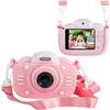 HeiDD Kids Digital Camera for Girls Toy Camera Kids Video Camera, 2.4 Inch Kids Camcorder Video Recorder with 16GB SD Card view 1