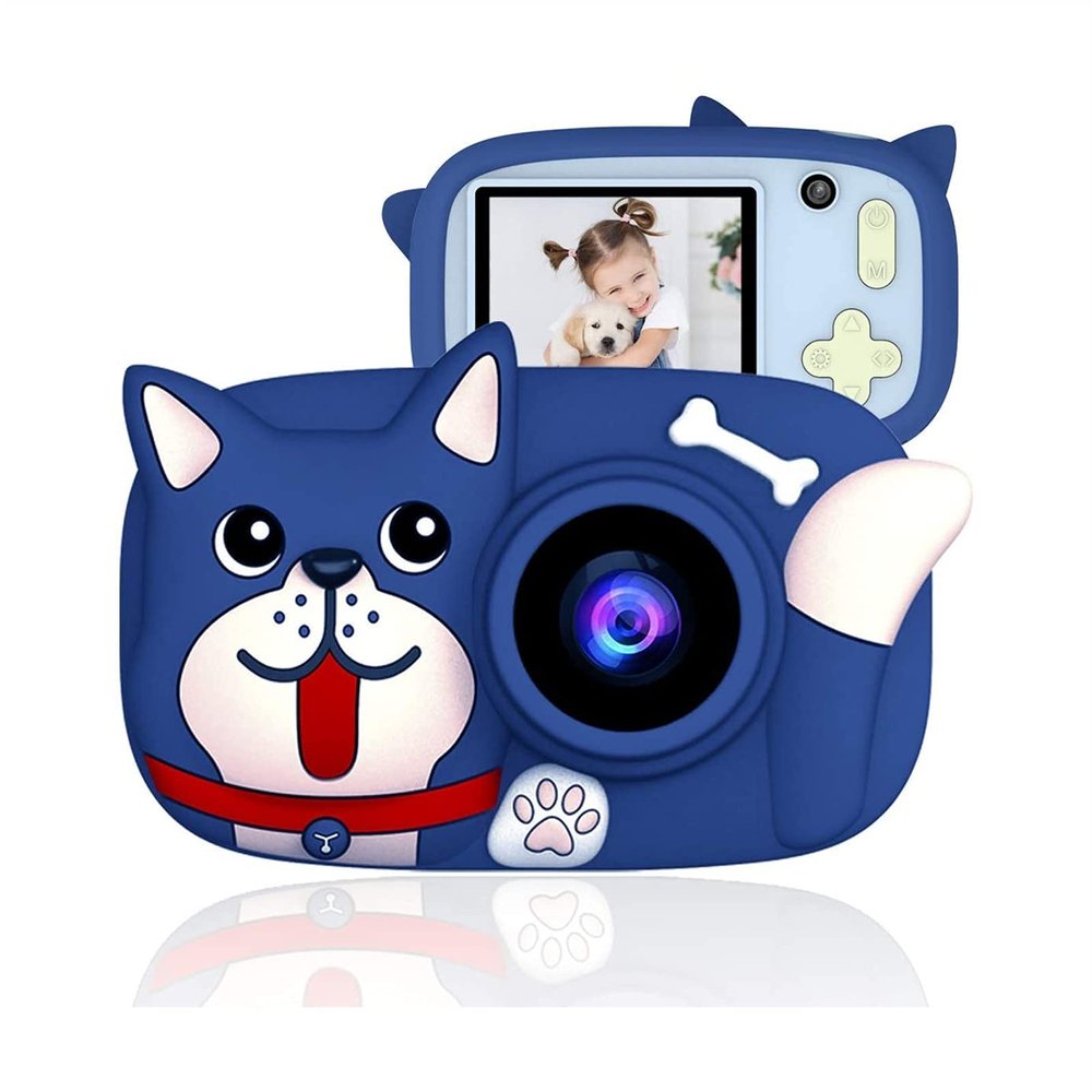 HeiDD Kids Camera Toys for 3-8 Year Old Boys,Children Digital Video Camcorder Camera with Cartoon Soft Silicone Cover, Best Chritmas Birthday Festival Gift for Kids