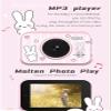 HeiDD Kids Digital Camera - 12MP Children's Selfie Camera with 3.5 Inches Large Screen for Boys and Girls,1080P Rechargeable Electronic Camera with 32GB TF Card(Pink) view 3
