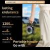 Karaoke Microphone for Kids Mini Portable Bluetooth Karaoke Speaker with 2 Wireless Mics and Light for Family Home Party view 4