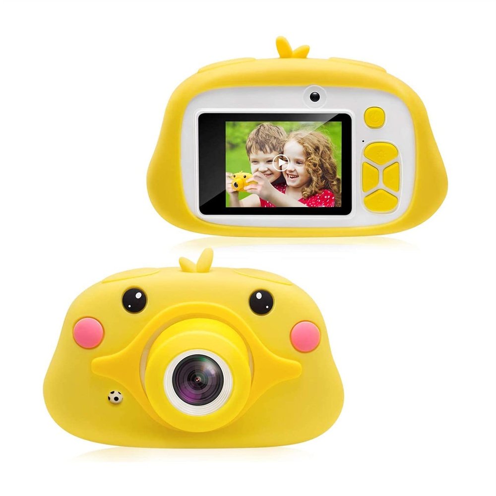 HeiDD Kids Camera for Boys Girls Gifts with 16GB TF Card, 12MP Selfie 1080P HD Digital Video Camcorder Camera for Children Shockproof Mini Child Cameras with Flash