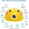 HeiDD Kids Camera for Boys Girls Gifts with 16GB TF Card, 12MP Selfie 1080P HD Digital Video Camcorder Camera for Children Shockproof Mini Child Cameras with Flash view 2
