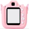 HeiDD Kids Camera for Girls and Boys, Kids Digital Dual Camera 2.0 Inches Screen 20MP Video Camcorder Anti-Drop Children Cartoon Selfie Camera, Camera for Kids with Games, Birthday Gift(Pink) view 3