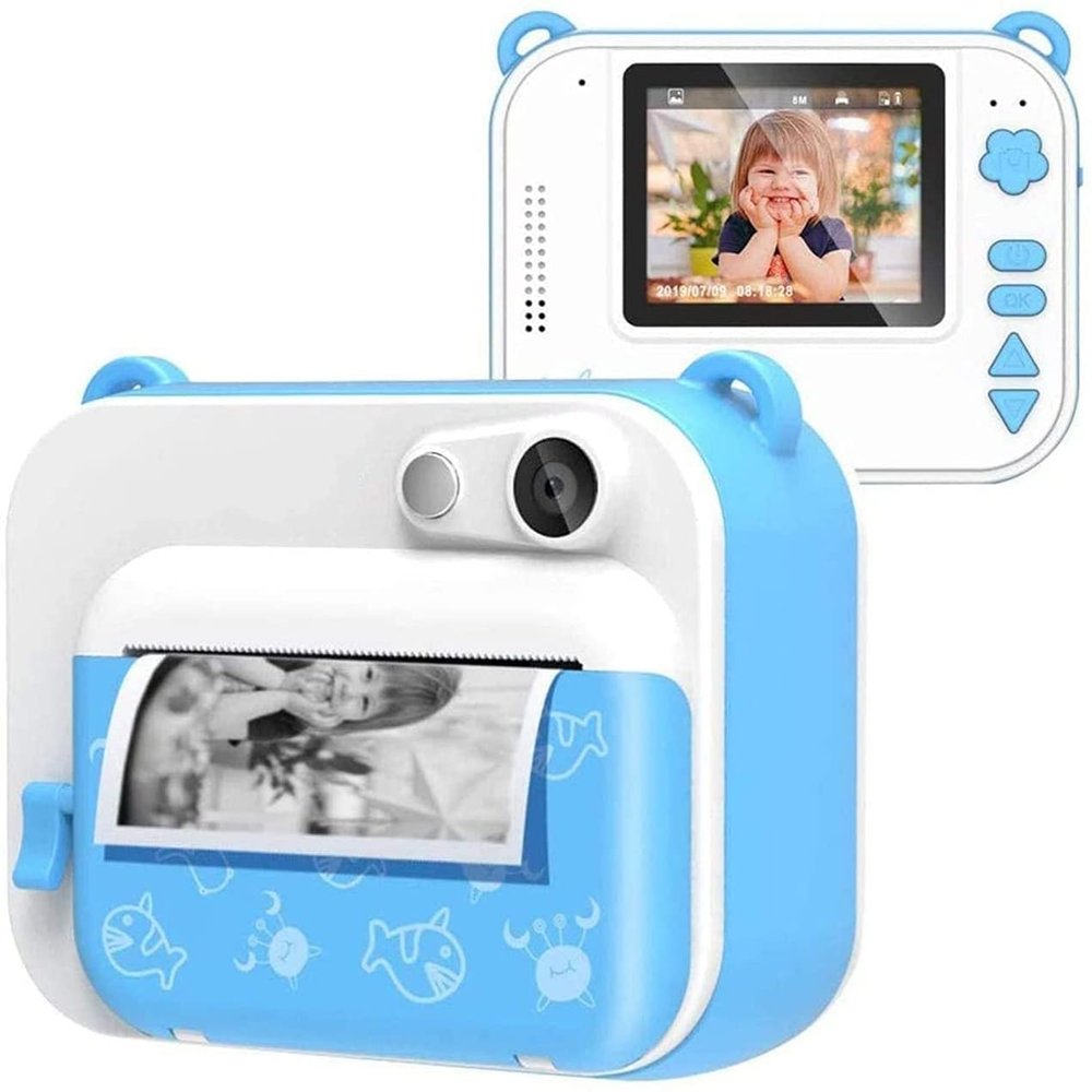 HeiDD Kids Camera Instant Print Camcorder Kids Digital Video Camera Toddler Birthday Gift Boys Toys Magic Fun Children Camera