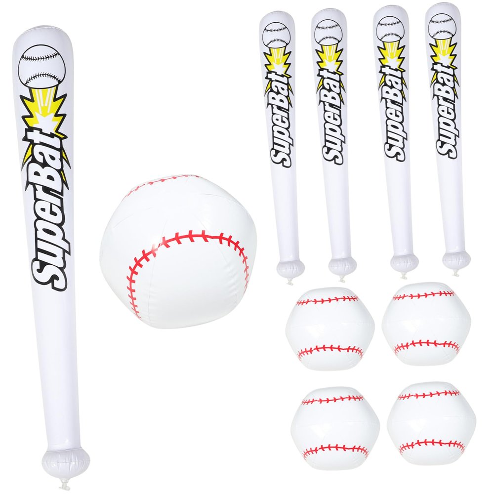 BESPORTBLE 1set Inflatable Baseball and Bat Beach Toy for Fun Includes Inflatable and Bat for Pool Parties and Outdoor Activities