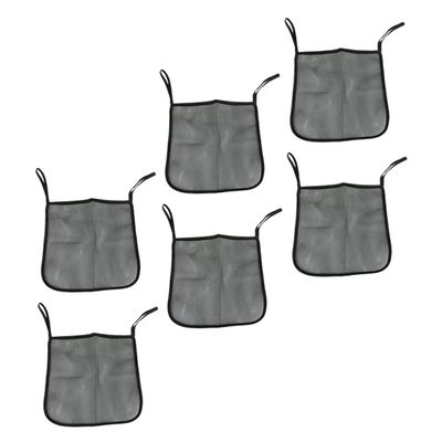 ULDIGI 6pcs Stroller Organizer Bag Storage Organizer for Diaper Caddy Hanging Storage Bag Mesh Shower Bath Toy Holder