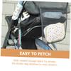 ULDIGI 6pcs Stroller Organizer Bag Storage Organizer for Diaper Caddy Hanging Storage Bag Mesh Shower Bath Toy Holder view 4