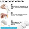 12PCS Bottle Brush Replacement Sponge Cup Cleaning Brush Sponges Head Baby Bottle Scrubber Brush Replacement Sponge (Replacement Sponges 12PCS) view 3