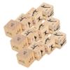 BRIGHTFUFU 3sets Wooden Exercise Dice for Home Fitness Fun Workout Game for Yoga Family and Activities and Lightweight Design for Easy Carrying view 1
