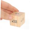 DECHOUS Wooden Dice 3 Pack Fitness Workout Dice Exercise Dice Game Dice Toy for Home Gym Yoga Sports Games view 2