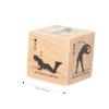 DECHOUS Wooden Dice 3 Pack Fitness Workout Dice Exercise Dice Game Dice Toy for Home Gym Yoga Sports Games view 3