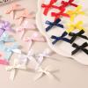 baojielai 10 Pcs Kids Small Bow Hair Clips Solid Color Hair Bands Styles for Party Favors view 4