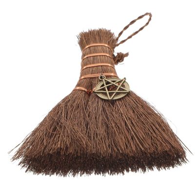 BIUDECO Miniature Witch Broom Pendant Ornament for Car Hanging Decorative Charm Five- for Halloween Home and Crafting