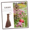 BIUDECO Miniature Witch Broom Pendant Ornament for Car Hanging Decorative Charm Five- for Halloween Home and Crafting view 3