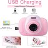 HeiDD Kids Digital Camera for Toddler Girls Toy Camera Kids Video Camera, Children Selfie Camera 2.4 Inch IPS Screen Mini Kids Camcorder Video Recorder with 16GB SD Card view 3