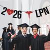 2026 LPN Banner, Congrats LPN Sign, Future Nurse/RN/BSN, Nursing School Grad, Nursing School Survivor Graduation Party Decorations view 4