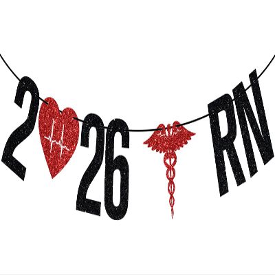 2026 RN Banner, Congrats RN Sign, Future Nurse/BSN/LPN, Nursing School Grad, Medical School Graduation Party Decorations